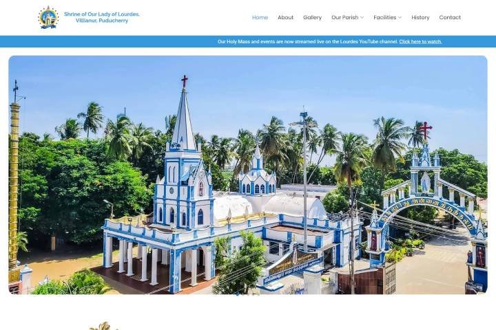 Villianur Shrine Website